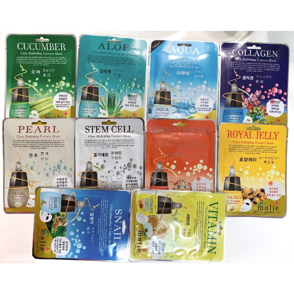 50 Facial Sheet Masks